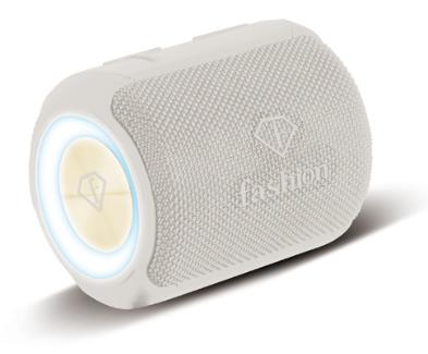 Kompakt Bluetooth-hangszóró, krém és arany, 3. kép