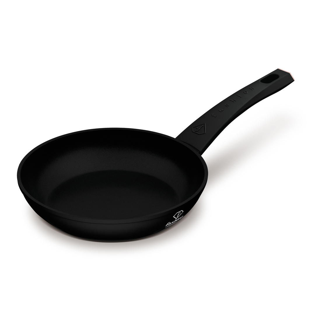 Tapadásmentes serpenyő, 20 cm, fekete és rózsaarany, kép 2