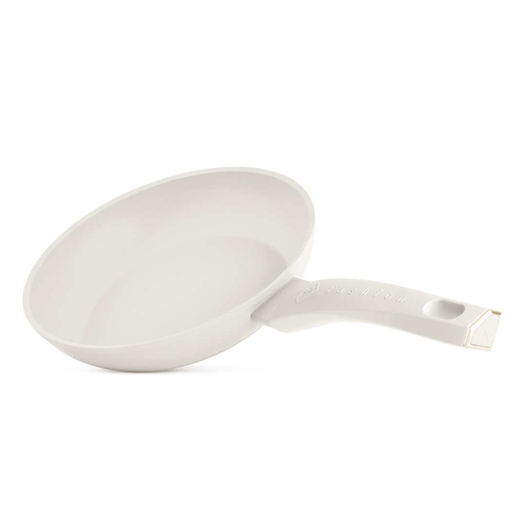 Antihaft-Bratpfanne, 20 cm, Creme und Gold, Bild 1