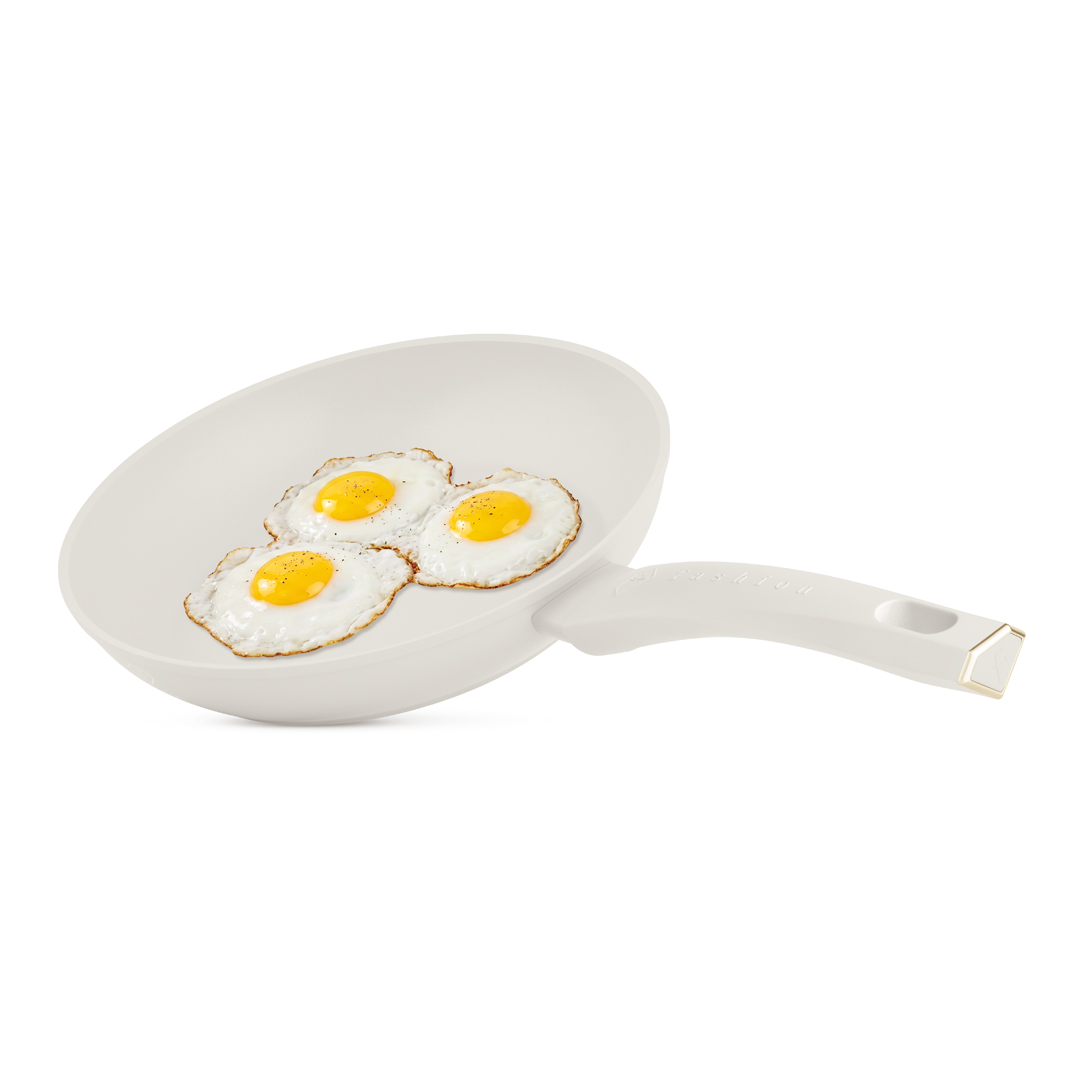 Poêle antiadhésive, 24 cm, crème et or, photo 4