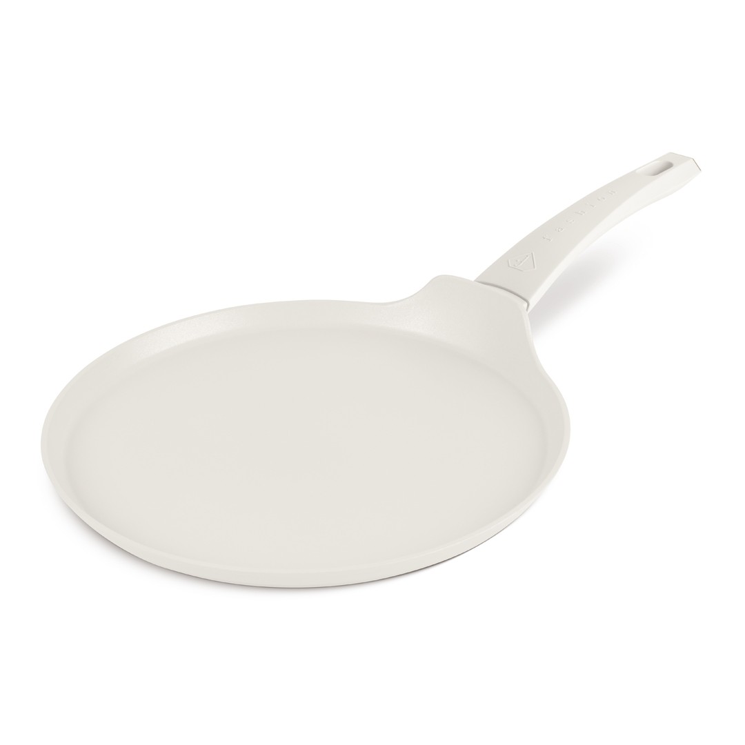 Crêpière antiadhésive, 28 cm, crème et or, photo 2