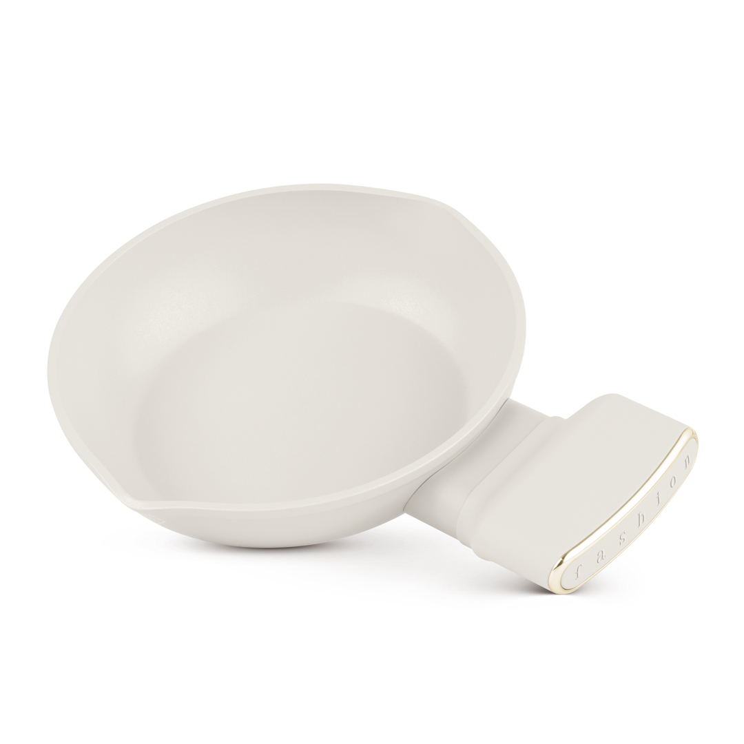 Mini non-stick frying pan, 16 cm, cream and gold, photo 1