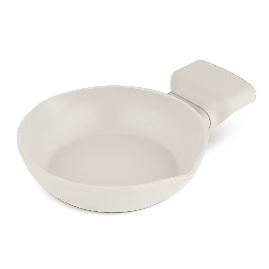 Mini-poêle antiadhésive, 16 cm, crème et or, photo 2