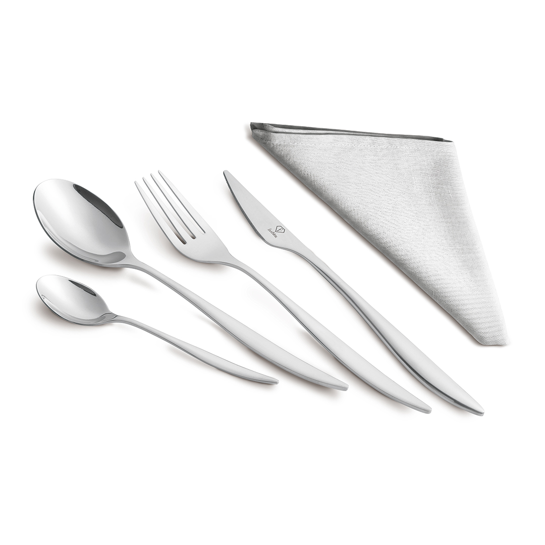 24-teiliges Besteckset für 6 Personen, Silber, Bild 2