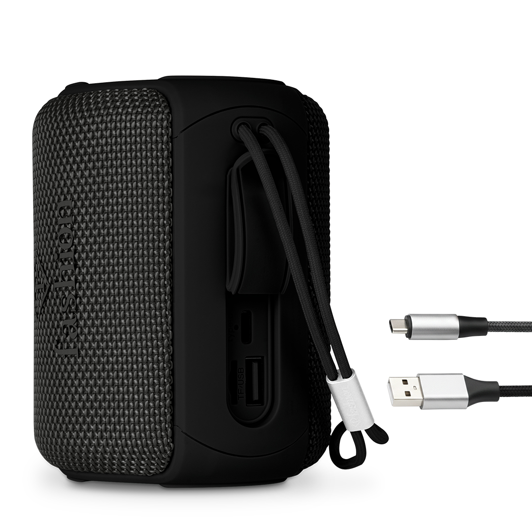 Compact Bluetooth speaker, black and rose gold, photo 1